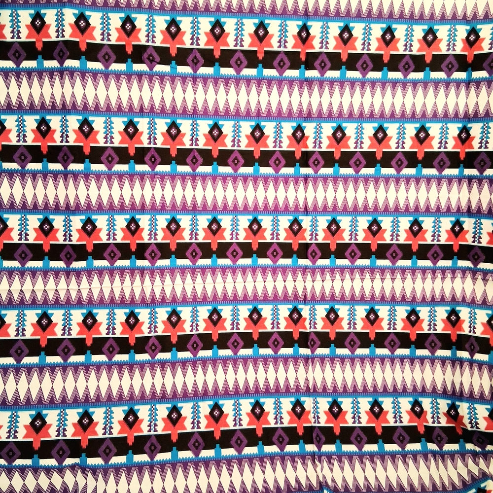 Colorful Southwestern Patterned Fabric 6643